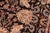 1990s Floral 1990's Agra Pak-Persian Black/Red Wool Rug - 6'0'' X 9'2'' For Sale - Image 5 of 9