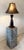 Vintage Marble Pillar Custom Accent/Side/Plant Table Gray, Salmon, Cream Marble. For Sale - Image 4 of 12