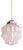 Art Deco Frosted Glass Pendant Light, 1930s For Sale