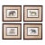 Set of Four Animal Stone Lithographs For Sale