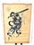 Mid-Century Modern 1940s Samurai Warrior Signed Original Scroll Painting, Framed 29"x20" For Sale - Image 3 of 7