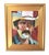 2020s Impressionist Cowboy W/ Hat Painting Including the Antiqued Gold Wood Frame For Sale - Image 5 of 5