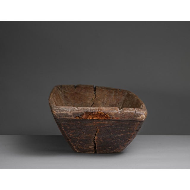 Antique 19th Century Swedish Pine Wood Trough For Sale - Image 5 of 8