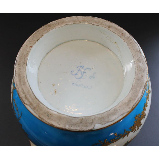 Cachepots in Porcelain from Sevres, 18th Century, Set of 2 For Sale - Image 15 of 16