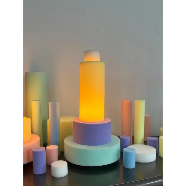 Contemporary Priscilla Schuimlampen Floor Lamp by Sven Jansse For Sale - Image 3 of 12