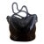 Black Glass Handbag Vase, 1980s For Sale - Image 7 of 7