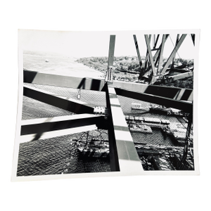 Archival Post-Modernism U S Steel Anonymous Photo With Metadata. Glossy 8x10 B & W
