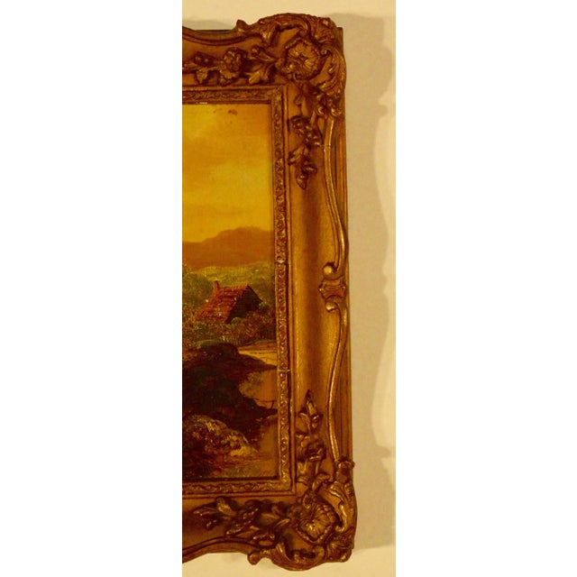 Impressionist "Landscape" Signed C. Morris For Sale - Image 3 of 10