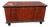 Antique Manheim, Lancaster County, Pa Flame Paint Decorated Blanket Chest 19th Century For Sale