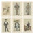 Unknown, Society & Power, 1883, Paper, Set of 6 For Sale