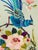 Vintage Chinoiserie Embroidered Silk Panel in Faux Bamboo Frame For Sale - Image 12 of 12