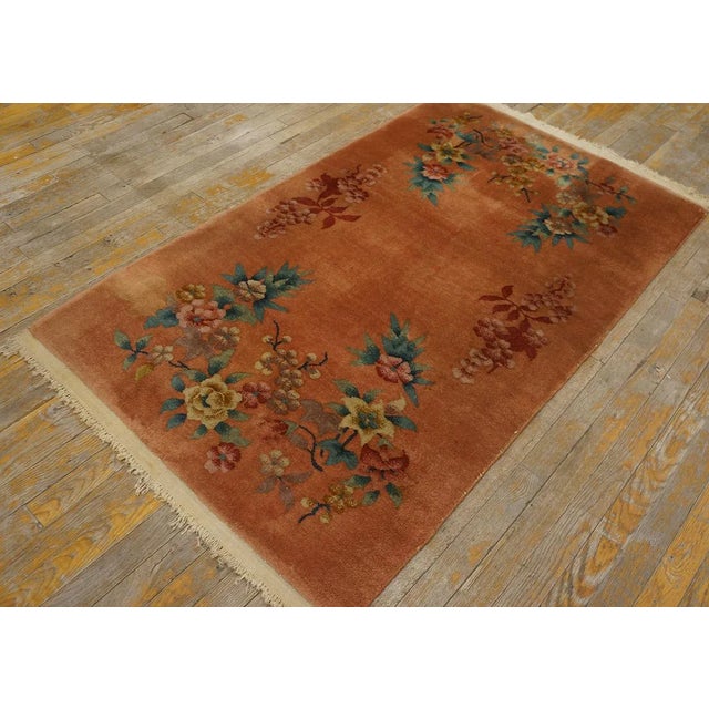 1920s Chinese Art Deco Rug ( 3'2'' X 4' - 96 X 146 ) Chinese - Art Deco As the name implies, pieces woven between the wars...