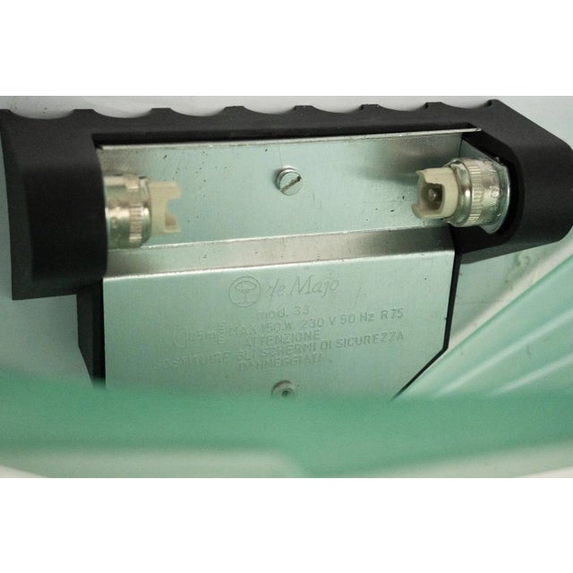 Wall Sconces in Green Murano Glass from De Majo, Italy, 1980s, Set of 6 For Sale - Image 11 of 14