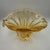 Gorgeous, heavy vintage Teleflora Champagne Gold Art Glass Vase. Made in an elegant Mid-Century Modern Murano type style,...
