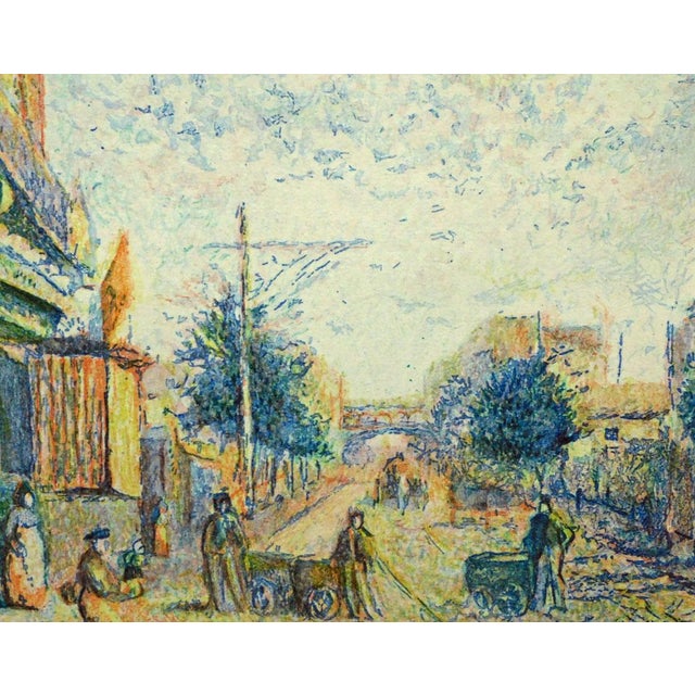 Pissarro, Claude"Avenue of the Street Vendor"H.Signed Artwork Serigraph Unframed For Sale In Denver - Image 6 of 6
