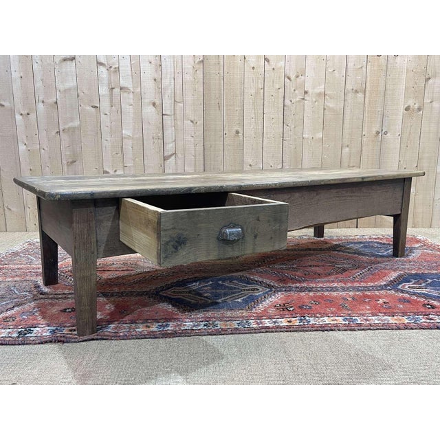 Antique Coffee Table in Chestnut For Sale - Image 5 of 13