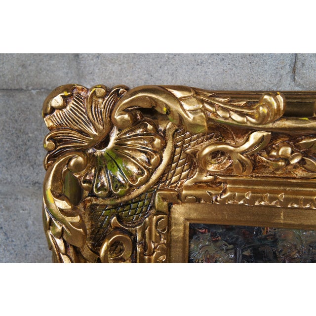 Early 20th Century Early 20th Century European Impressionist Oil Painting Coastal Seascape Sailboats Signed & Framed For Sale - Image 5 of 11