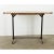 French Vintage Bistro Table with Wood Top For Sale - Image 10 of 10