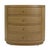 Wood Nora 28 in. W Oval Wood 4 Drawer Nightstand, Natural Oak For Sale - Image 7 of 11