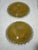 1980s Large Gold Murano Glass Ceiling Lights, 1980s., Set of 2 For Sale - Image 5 of 11