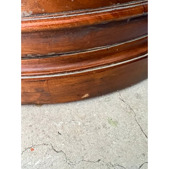 Drexel Heritage Talavera Drum Side Table With Marble Top For Sale - Image 12 of 16