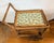 Heywood Wakefield Wicker Rolling Bar Cart Tea Cart With Removable Glass Tray For Sale In New York - Image 6 of 9