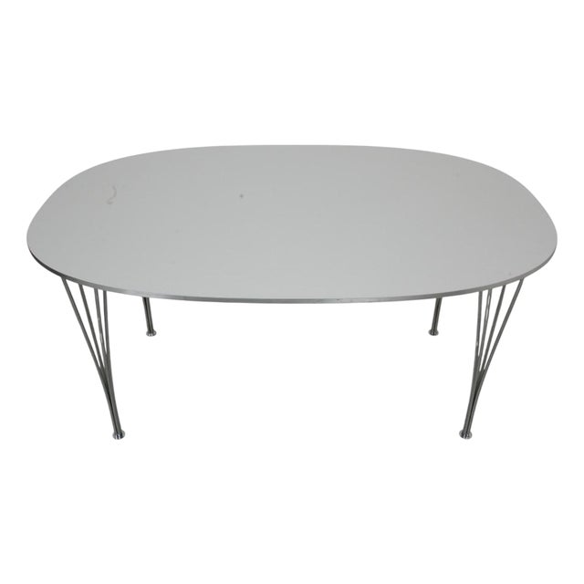 Super Elipse Dining Table by Piet Hein, 1980s For Sale