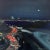 Wood PCH at Porto Marina Nocturne; Full Moon, Original Painting by Jessica Fairley For Sale - Image 7 of 7