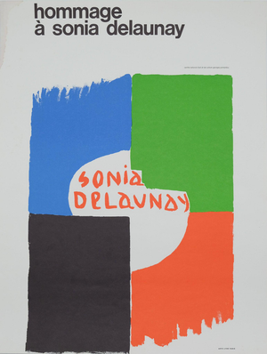 Homage to Sonia Delaunay Lithograph Poster