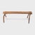 Narrow Chinese Wishbone Bench, 19th Century For Sale - Image 4 of 5