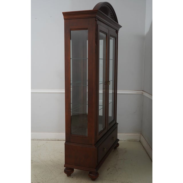 Age: Approx: 20 Years Old Details: Glass Adjustable Shelves Dovetailed Drawer Construction Quality Construction Lighted...