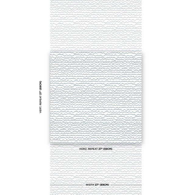 Reminiscent of a simple line drawing, Waves is a pared-down horizontal stripe with a graphic, punchy charm. Sold as a...