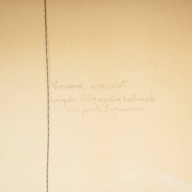 G. Rossi, New Logo Design from Ferrara, 1930s, Drawing, Framed For Sale - Image 4 of 5