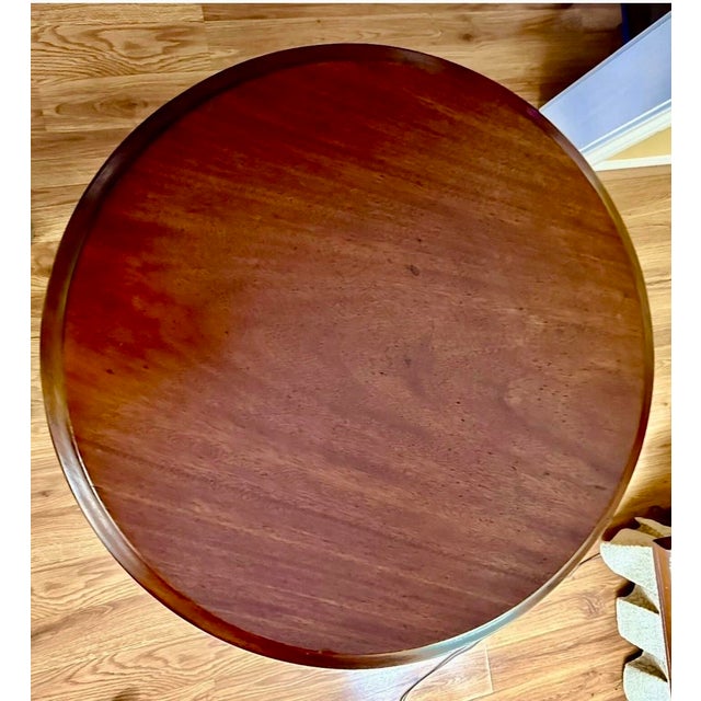 Early 19th Century 19th Century Cast Iron London Pub Table W/Wooden Mahogany Top For Sale - Image 5 of 12