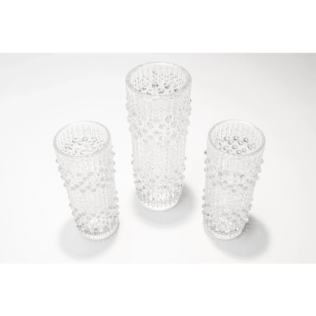 Mid-Century Modern Candle Wax Vases by František Pečený for Heřmanova Huť, 1970s, Set of 3 For Sale - Image 3 of 5