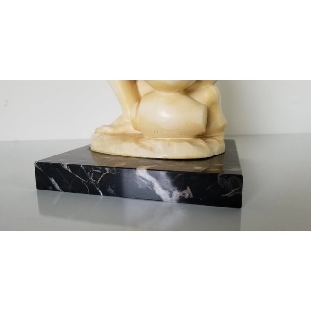 A. Santini Italian Classic Venus Nude Female Sculpture on Marble Base/ Sold For Sale - Image 11 of 13