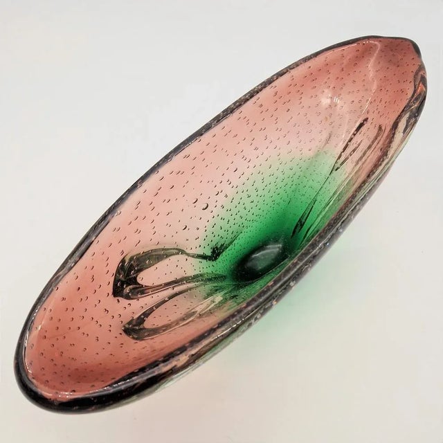 Mid-Century Italian Murano Glass Bowl, 1950s For Sale - Image 7 of 9