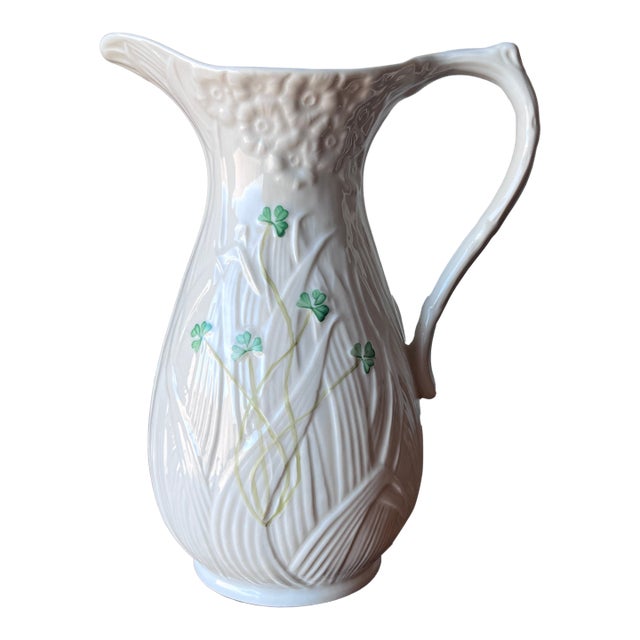 Belleek Pottery Daisy Pitcher, Made in Ireland For Sale