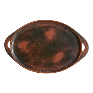 Japanese Tray in Wood, 1940s For Sale