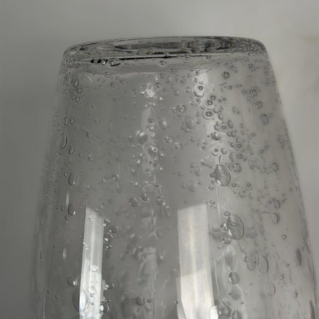 Pulegoso Glass and Chrome Wall Sconces in the style of Seguso Vetri d'Arte, 1970s, Set of 2 For Sale - Image 10 of 18
