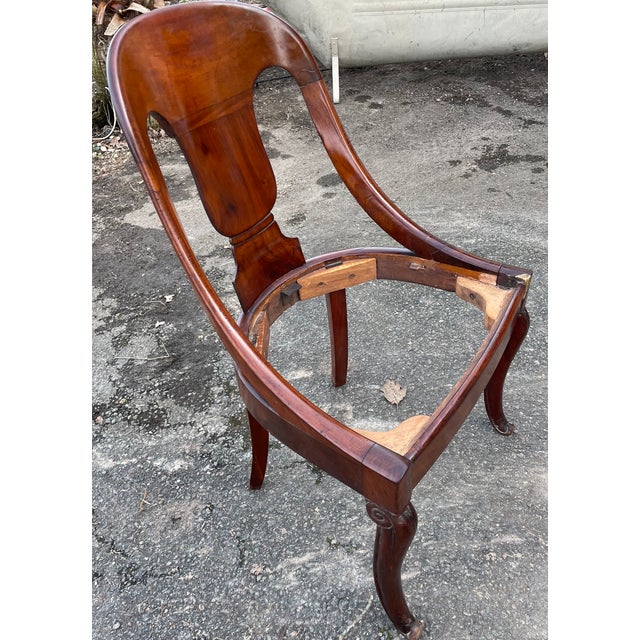 Set of Napoleon III Mahogany Chairs, Set of 4 For Sale - Image 11 of 18