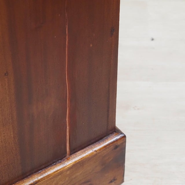 Grocers Cabinet in Oak with Folding Drawers, 1890s For Sale - Image 9 of 11