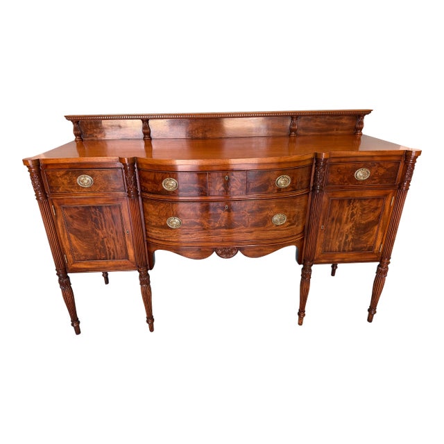 1920s Magnificent Mahogany Sideboard by Pothast of Baltimore, Attributed For Sale