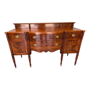 1920s Magnificent Mahogany Sideboard by Pothast of Baltimore, Attributed