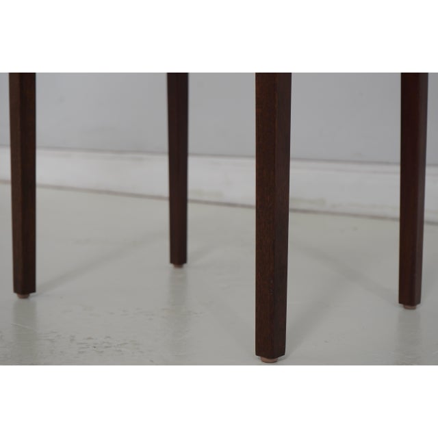 Wood Madison Square Mahogany Inlaid Silver Lidded Box For Sale - Image 7 of 16