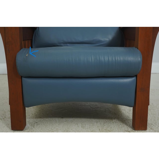 Stickley Cherry Mission Arts & Crafts Morris Chair For Sale - Image 11 of 18