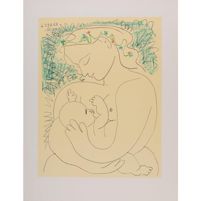 Pablo Picasso, Maternity, Nude, Lithograph For Sale - Image 6 of 6