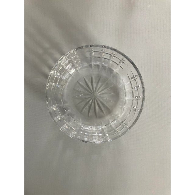90's Clear Crystal Center / Serving Bowl For Sale - Image 4 of 5
