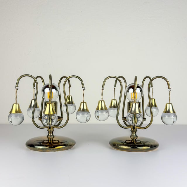 Vintage Murano Table Lamps, 1960s, Set of 2 For Sale - Image 15 of 15