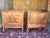 Pair of Vintage French Louis XV-Style Carved Oak Fall-Front Nightstands For Sale - Image 4 of 12